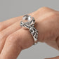🔥Gothic Crystal Ball Hand Ring