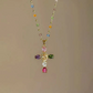 📢Buy 1 Get 1 Free⏰Colorful Rhinestone Cross Pendant Necklaces
