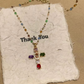 📢Buy 1 Get 1 Free⏰Colorful Rhinestone Cross Pendant Necklaces