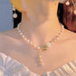 Roses And Pearls Necklace