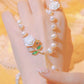 Roses And Pearls Necklace