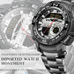 📢 Men's Dual-Display Sports Watch