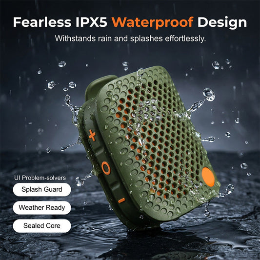 📢📢50% OFF !!⏰️Portable Bluetooth Speaker with TWS Stereo IPX5 Waterproof Mini Wireless Speaker