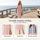 💃 LIMITED-TIME 40% OFF! 🌴Women Sleeveless Polka Dot Maxi Dress with Pockets V Neck Summer Sundress
