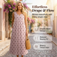 💃 LIMITED-TIME 40% OFF! 🌴Women Sleeveless Polka Dot Maxi Dress with Pockets V Neck Summer Sundress