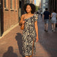 ⌛Limited-Time Offer-Women Summer Backless Midi Dress with Side Split
