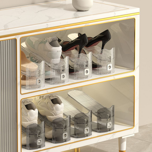 📢📢50% OFF !! ⏰Adjustable Double-Decker Shoe Slots Organizer