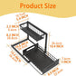 📢📢50% OFF !! ⏰2-Tier Carbon Steel Organizer