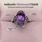 🌸 50% OFF NOW! 🌸 Vintage Lace Amethyst Ring