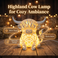 🏆LAST DAY SALE 50% OFF🔥Warm Glow Highland Cow Table Lamp