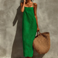 🎉 LIMITED TIME 40% OFF! 👗 Women's Casual Solid Color Slip Dress – Lightweight Cotton Blend & Flowing Maxi Length 🌸