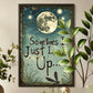 ⏳ Limited time 50% off! 💥Retro Moon and Dragonfly Wooden Wall Art Decor