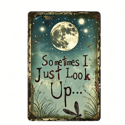 ⏳ Limited time 50% off! 💥Retro Moon and Dragonfly Wooden Wall Art Decor