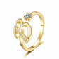 ⏳Limited-time 50% off⏰Adjustable Sparkle Initial Ring for Women💍