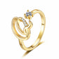 ⏳Limited-time 50% off⏰Adjustable Sparkle Initial Ring for Women💍