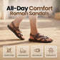 🔥60% OFF NOW🌊Men Roman‑Style Sandals‑Soft‑Sole Summer Casual Beach‑Walking Shoes