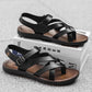 🔥60% OFF NOW🌊Men Roman‑Style Sandals‑Soft‑Sole Summer Casual Beach‑Walking Shoes