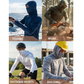 📢📢50% OFF !! ⏰Men's 5-Pack UV Protection Hooded Sun Shirts