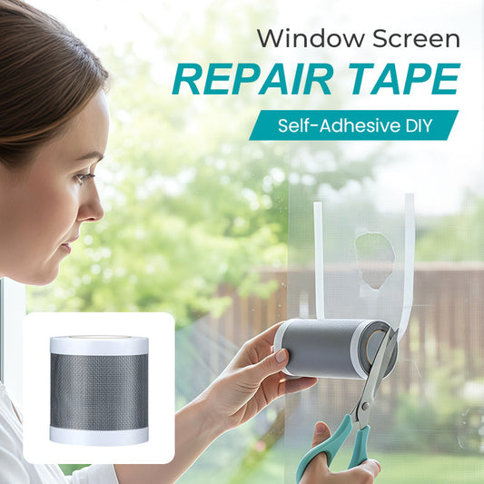 📢📢50% OFF !! ⏰Self-Adhesive DIY Window Screen Repair Tape