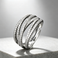 🎁2026 New Arrivals 50% OFF💥Adjustable Multi-Band Crossover Ring