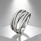 🎁2026 New Arrivals 50% OFF💥Adjustable Multi-Band Crossover Ring