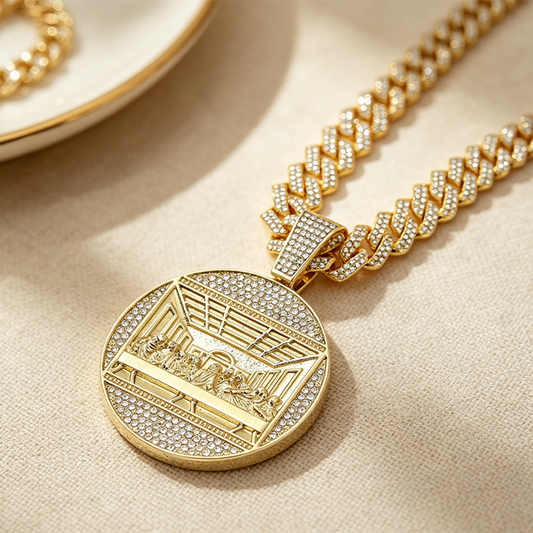 ⏳Limited-time 50% off⏰Statement Cuban Pendant Chain Necklace