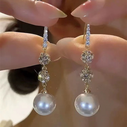 ⏳Limited-time 40% off⏰Elegant Pearl Drop Earrings