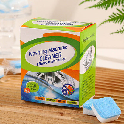 📢📢50% OFF !! ⏰Washing Machine Cleaner Tablets (Pack of 12)