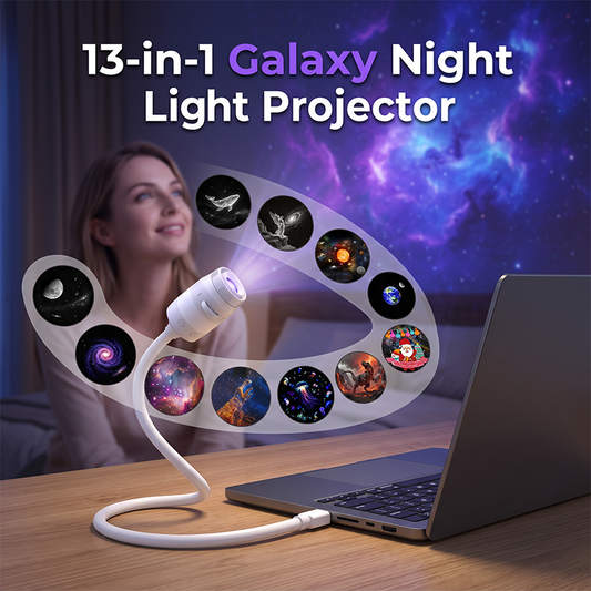 📢📢50% OFF !! ⏰Galaxy Projector Lamp with Starry Discs