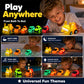 📢📢50% OFF !! ⏰Light-Up Bath Toys Floating Vinyl Vehicle Set