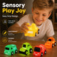 📢📢50% OFF !! ⏰Light-Up Bath Toys Floating Vinyl Vehicle Set