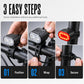 📢📢50% OFF !! ⏰USB Rechargeable Bike Light Set