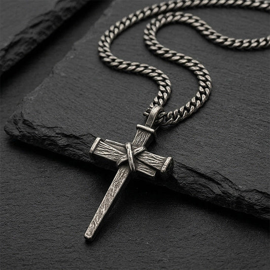📢📢50% OFF !! ⏰Vintage Nail Cross Pendant Necklace