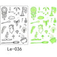 🎃💡 Light Up Your Halloween Look! Glow-in-the-Dark Temporary Tattoos | Waterproof & Fun Party Accessories