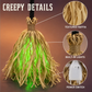 Animated Witch Broom Halloween Decoration with Lights and Sound