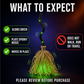 Animated Witch Broom Halloween Decoration with Lights and Sound