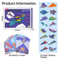 📢📢40% OFF !! ⏰Creative DIY Paper Airplane Set For Kids