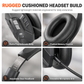 📢📢40% OFF !! ⏰Wireless Bluetooth Call Center Headset with ENC Environmental Noise Cancellation and Auto Pairing for Customer Service and Truck Drivers