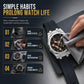 Men's Sport Quartz Watch with Mechanical Style Luminous Hands Date Calendar and Water Resistance