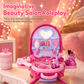 📢📢 50% OFF🎀Kids’ Pretend Makeup Vanity Suitcase – Portable Dress-Up Toy Set for Girls