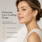 🌸 50% OFF NOW! 🌸18K Gold-Plated Double Leaf Earrings – Sparkling CZ, Two-Way Wear Design