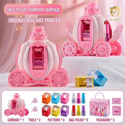 📢📢 50% OFF🎀Pink Kids Makeup Kit for Girls – Pretend Play Cosmetics Set with Makeup Case, Perfect Birthday Gift